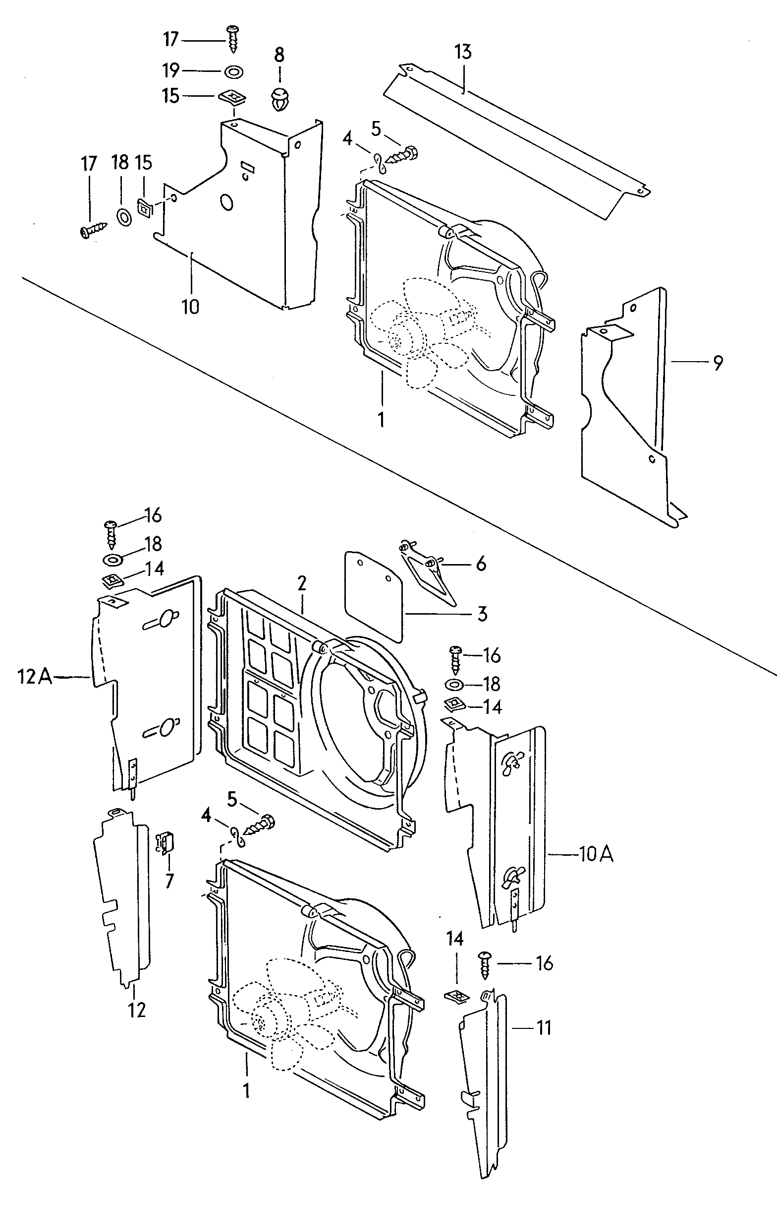 Volkswagen Golf (1979 - 1980) - Coolant pump