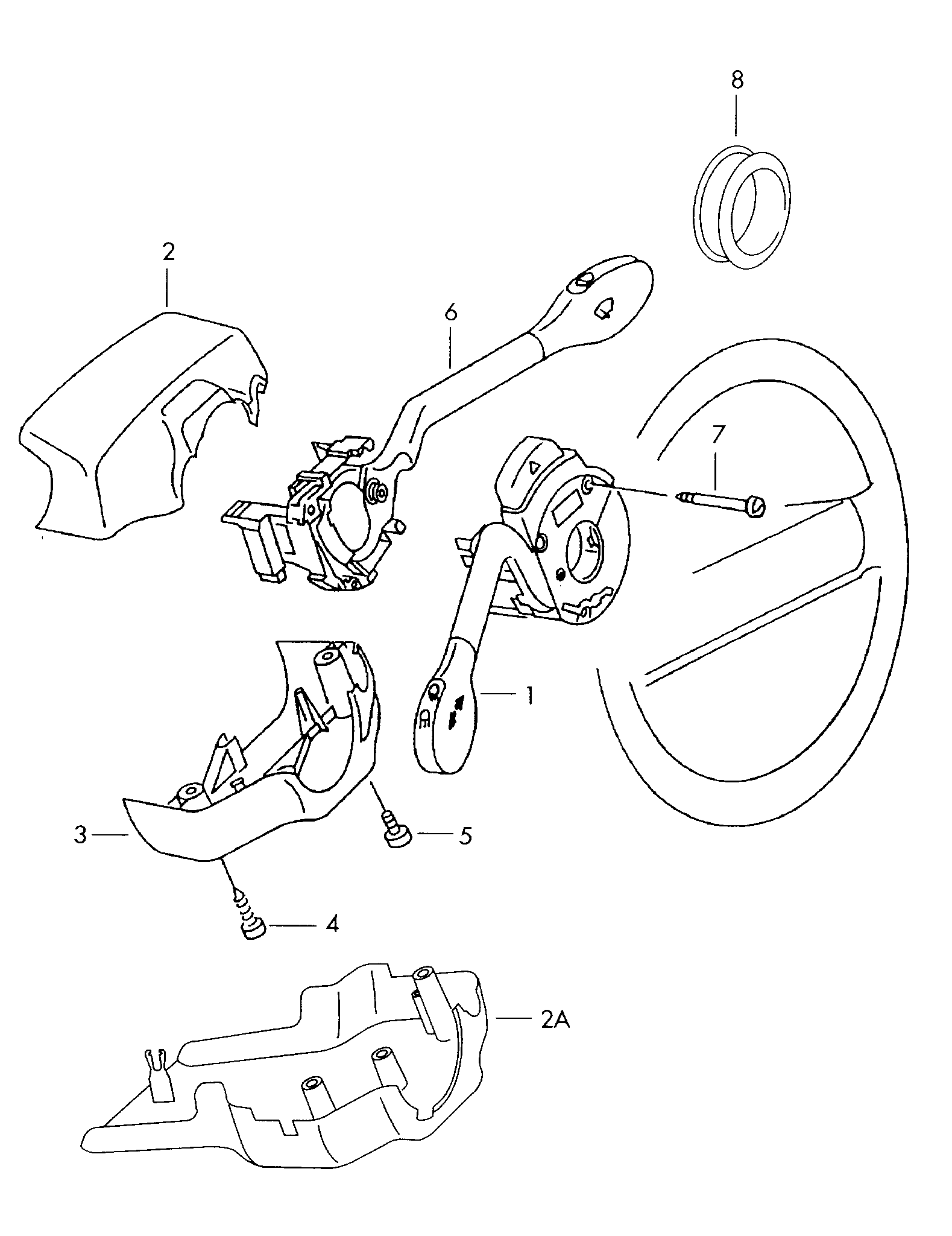 Volkswagen Golf (1997 - 1998) - Turn signal indicator