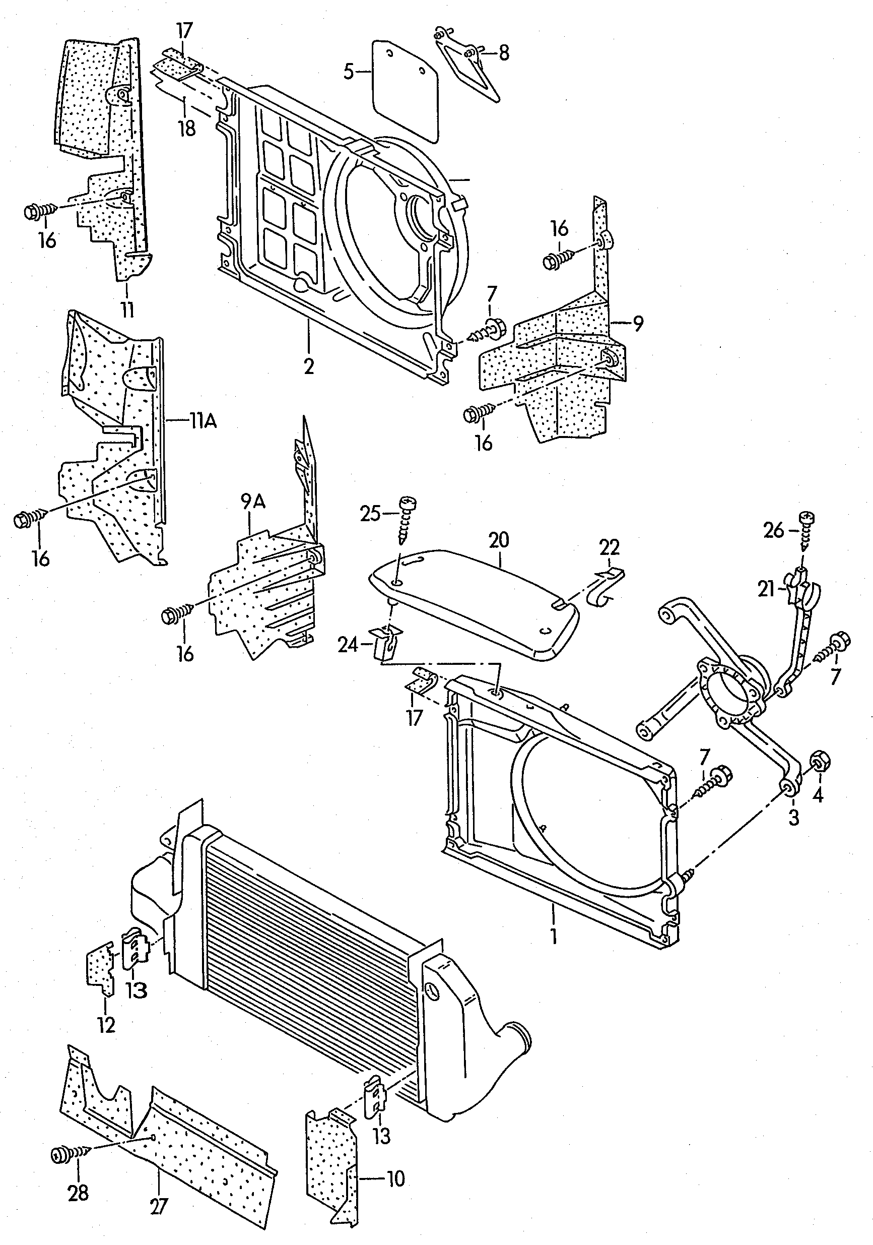 Volkswagen Golf/Var.-syn./Rall./Coun. (1986 - 1991) - Coolant pump