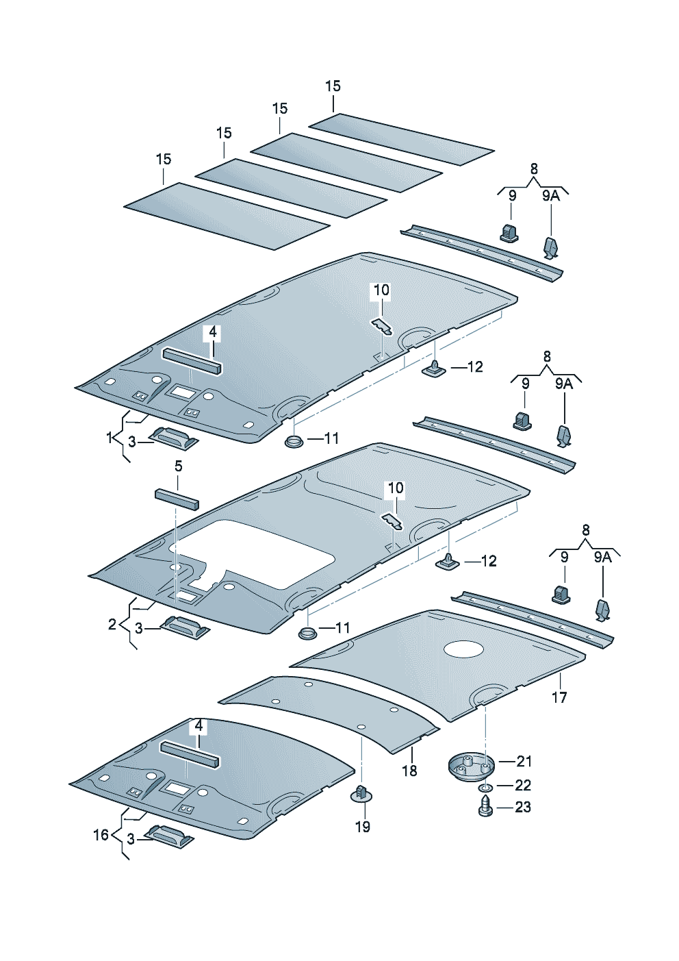 Volkswagen Golf (1997 - 1998) - Door panel