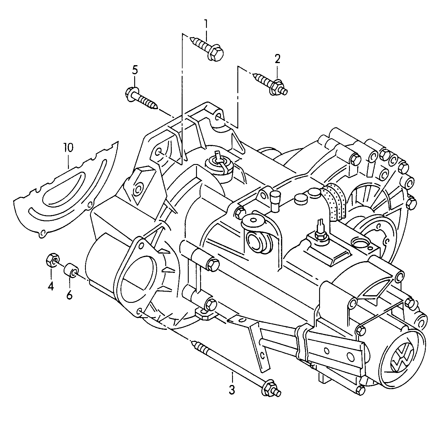 Volkswagen Golf (1993 - 1996) - 5-speed manual transmission