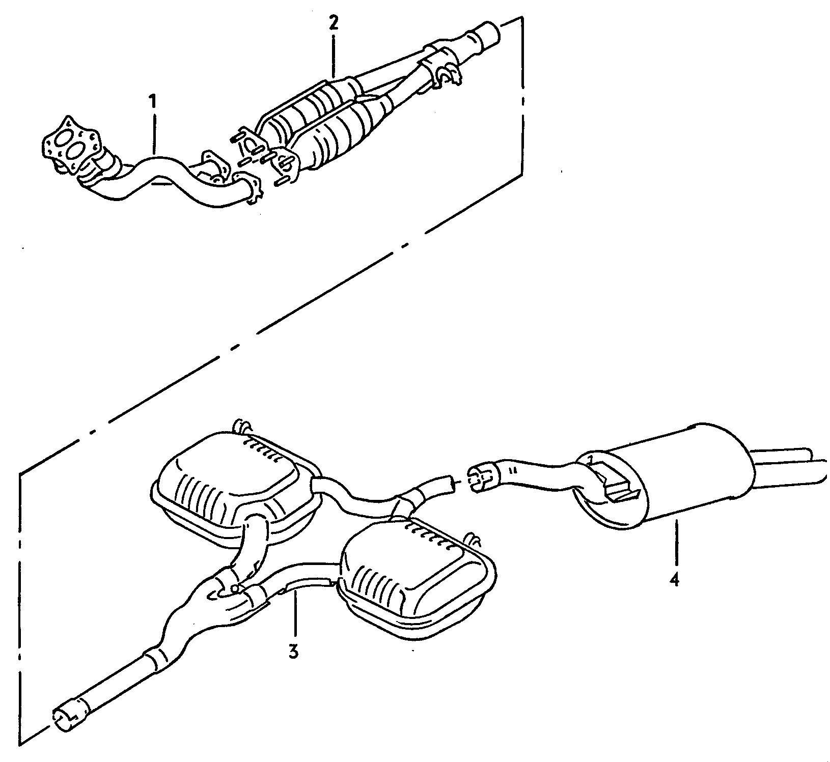 Volkswagen Golf/Var.-syn./Rall./Coun. (1986 - 1991) - Exhaust manifolds