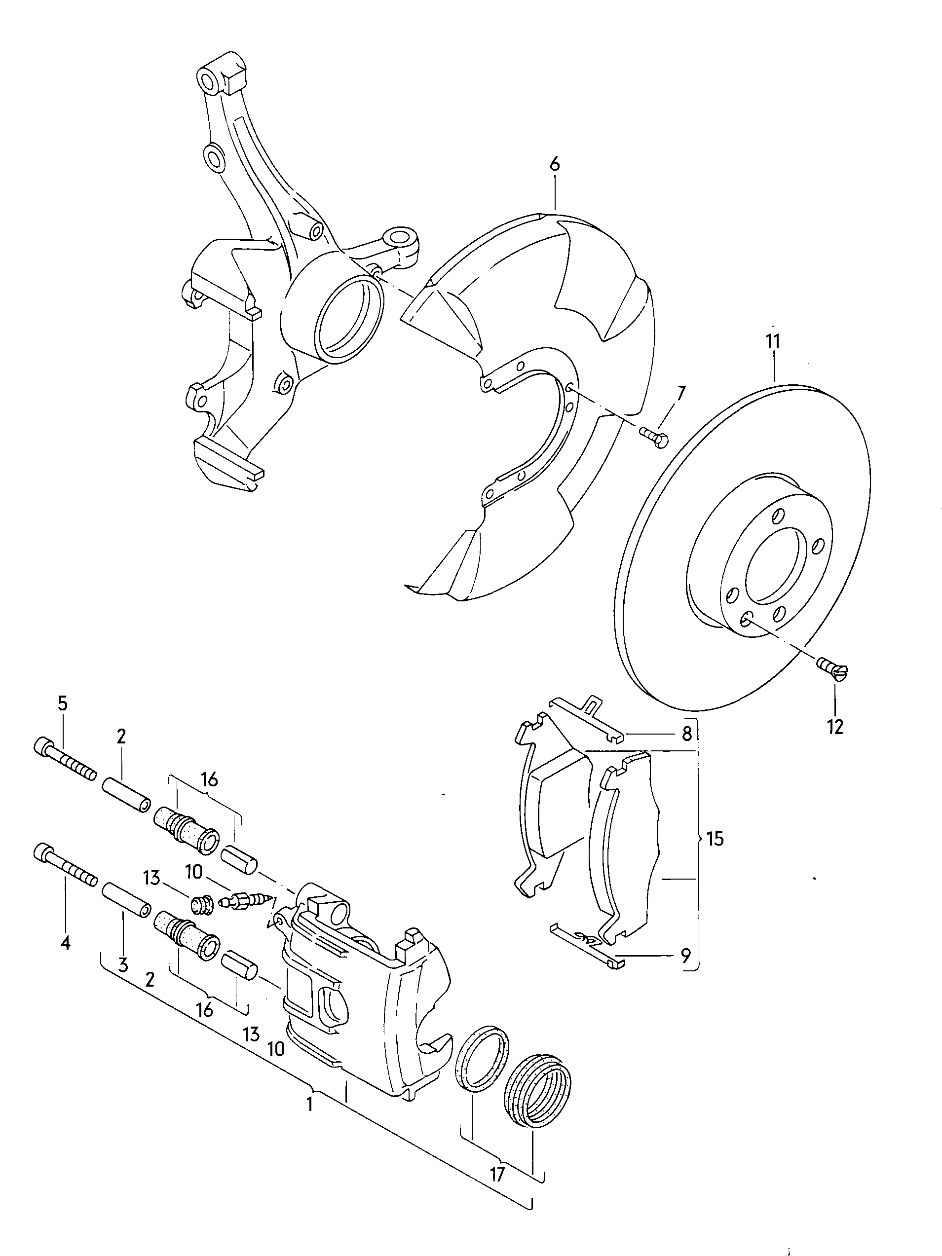 For manual gearbox. Brake disc. Disc brake