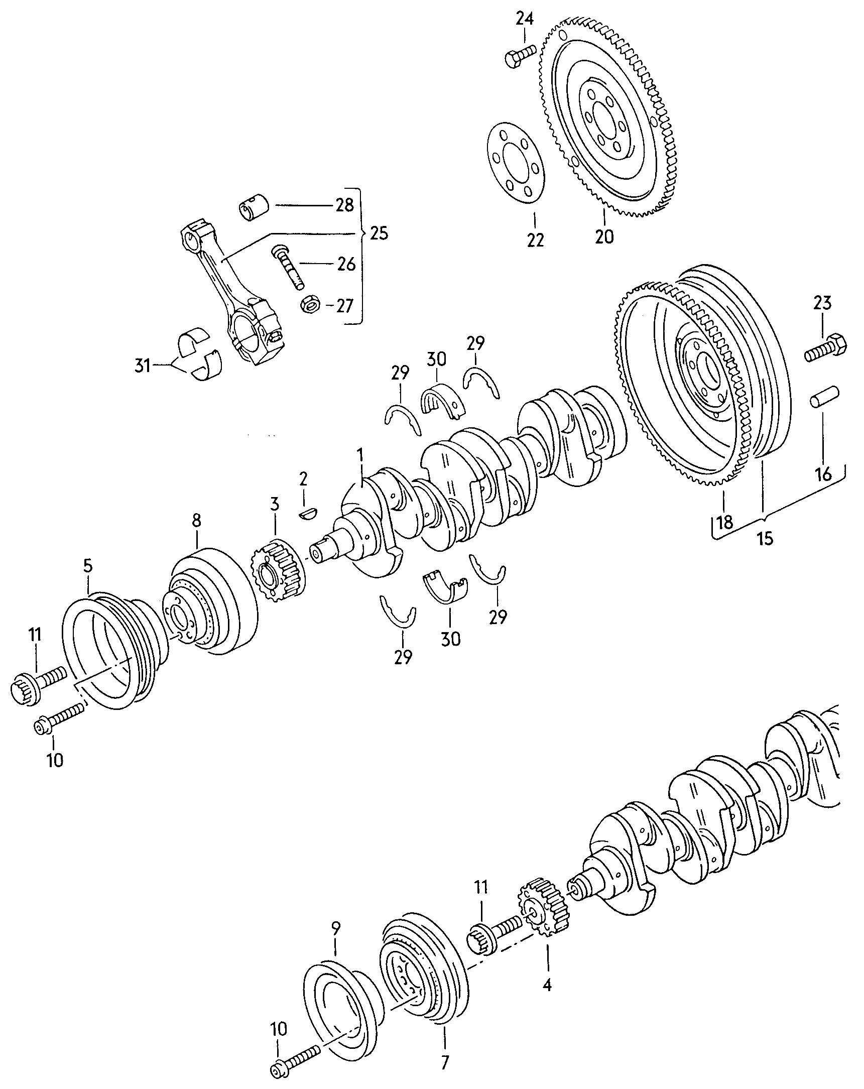 Volkswagen Golf/Var.-syn./Rall./Coun. (1986 - 1991) - Ventilation for cylinder head cover