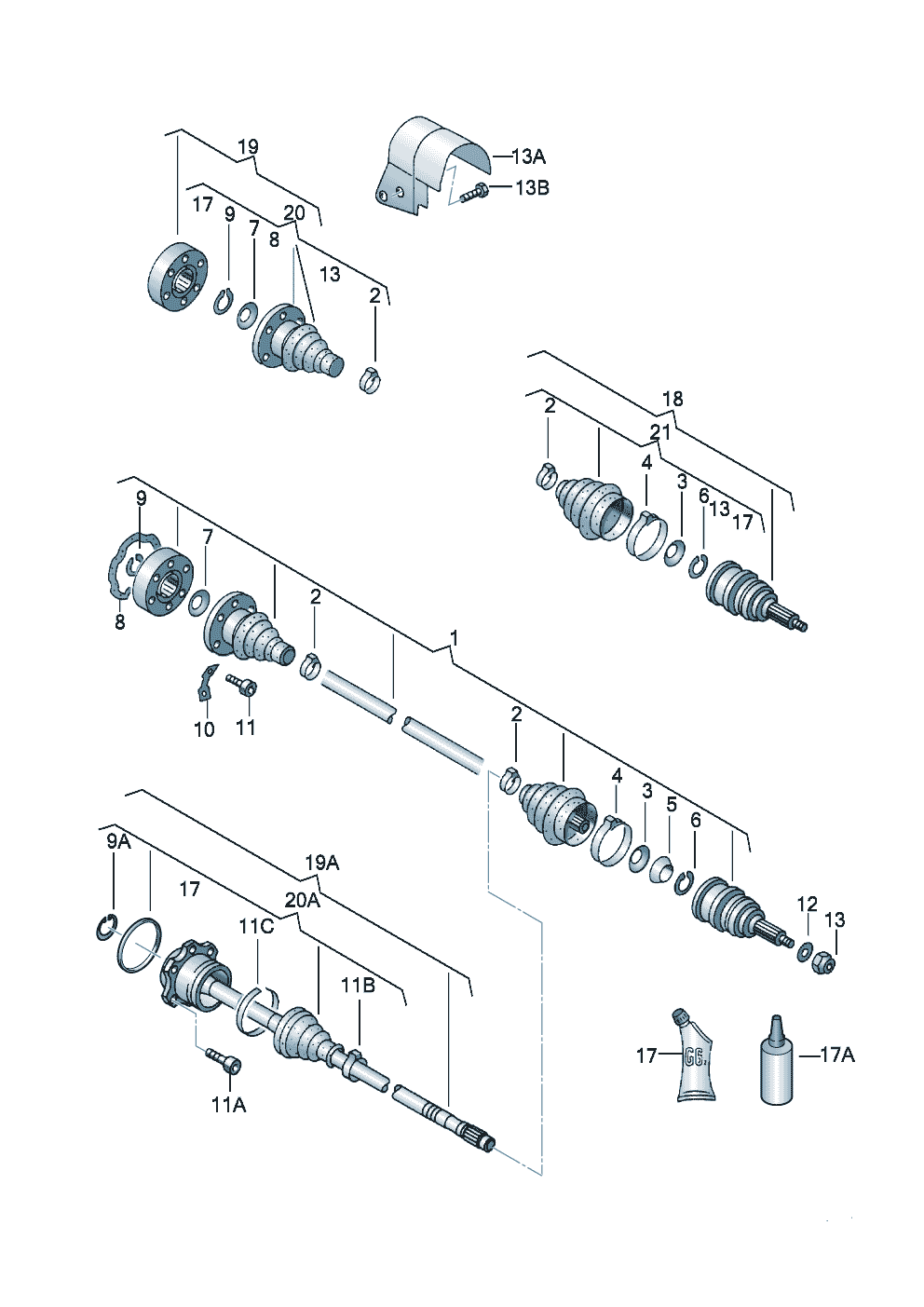 Volkswagen Golf (1993 - 1996) - Wishbone. Wheel bearing housing. suspension