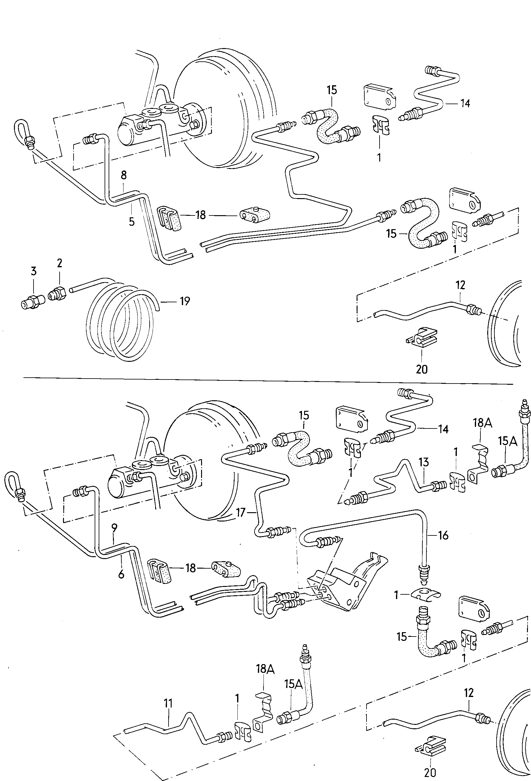 Reservoir. Brake master cylinder