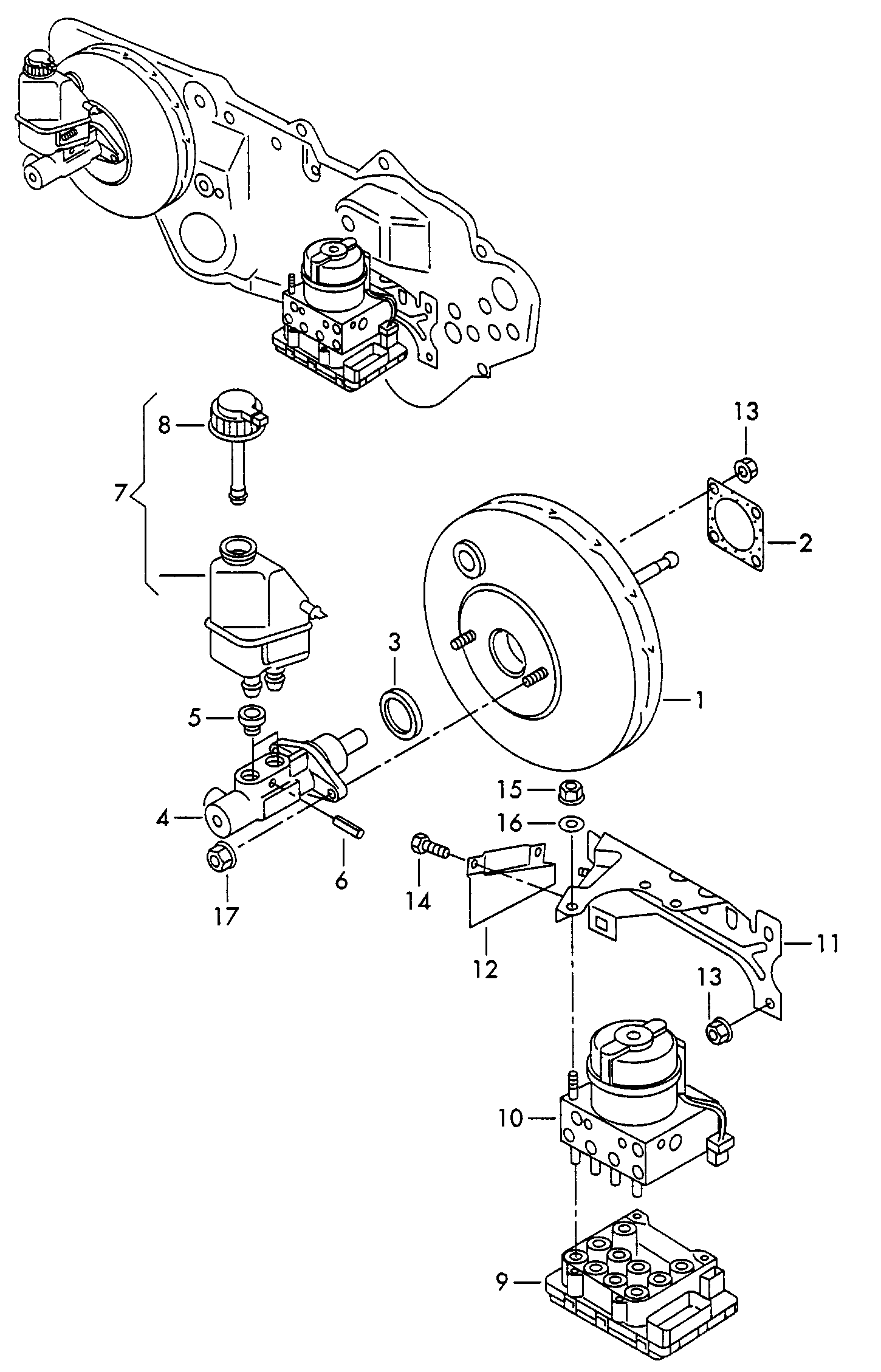 Volkswagen Golf (1997 - 1998) - Anti-locking brake syst. -abs
