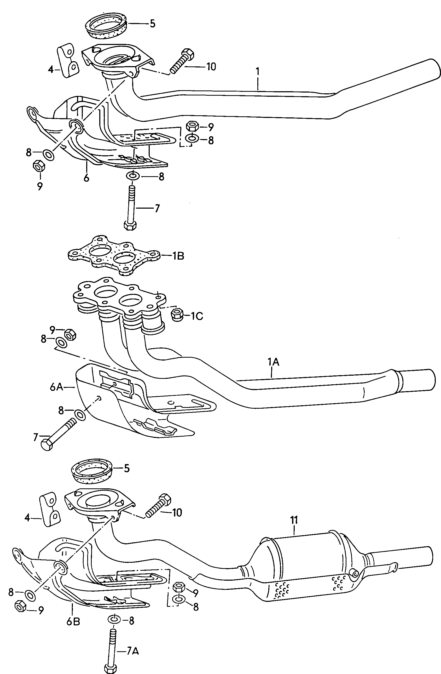 Exhaust manifolds