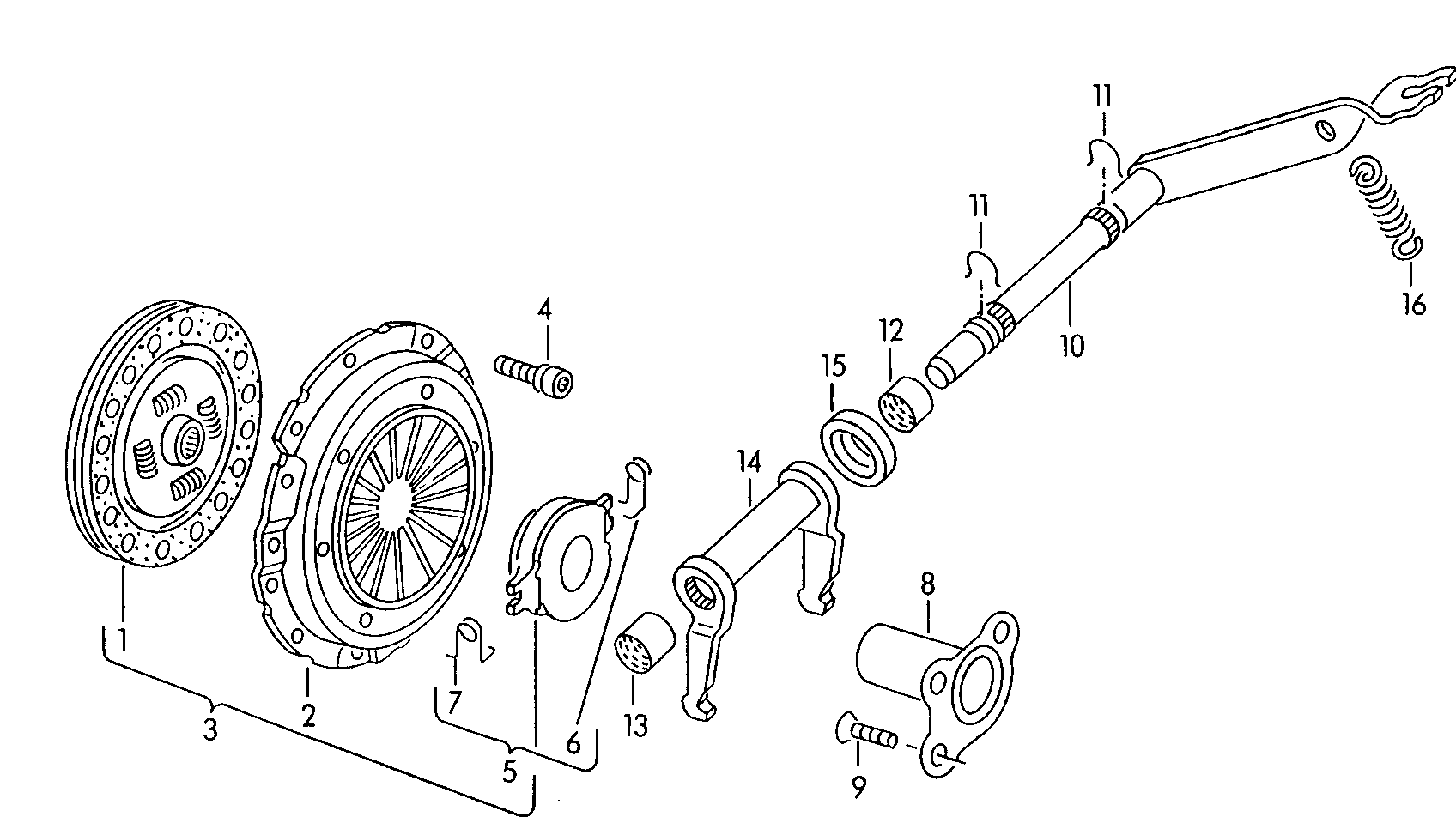 Volkswagen Golf (1995) - Coupling