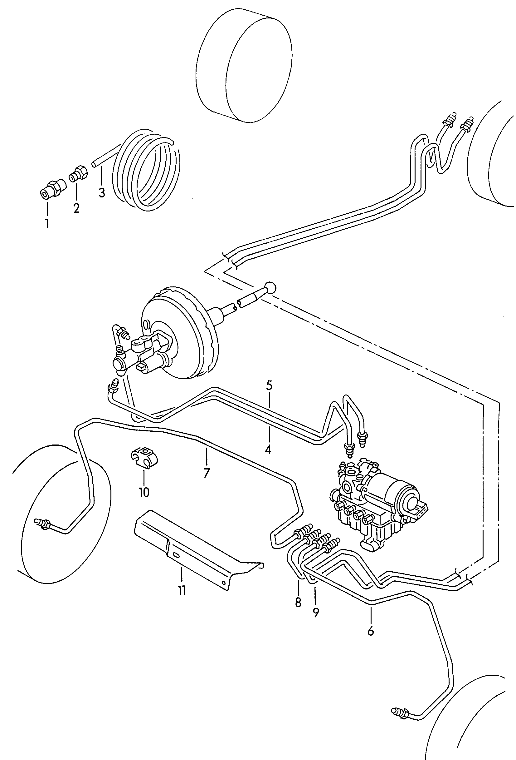 Volkswagen Golf (1997 - 1998) - Anti-locking brake syst. -abs
