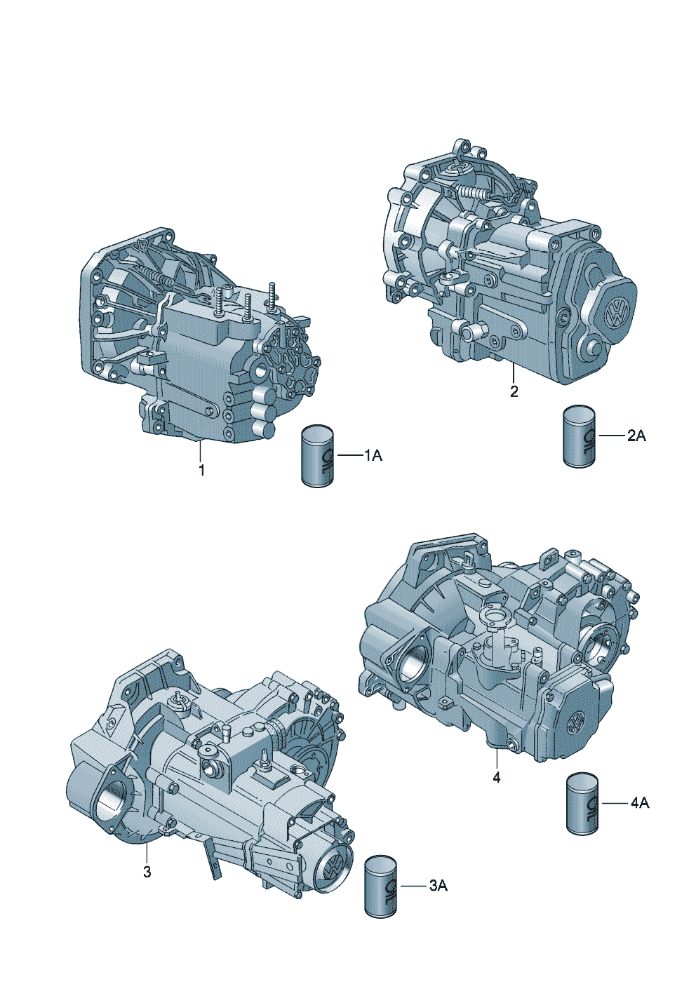 Volkswagen Golf (1997 - 1998) - 4 & 5-speed manual gearbox