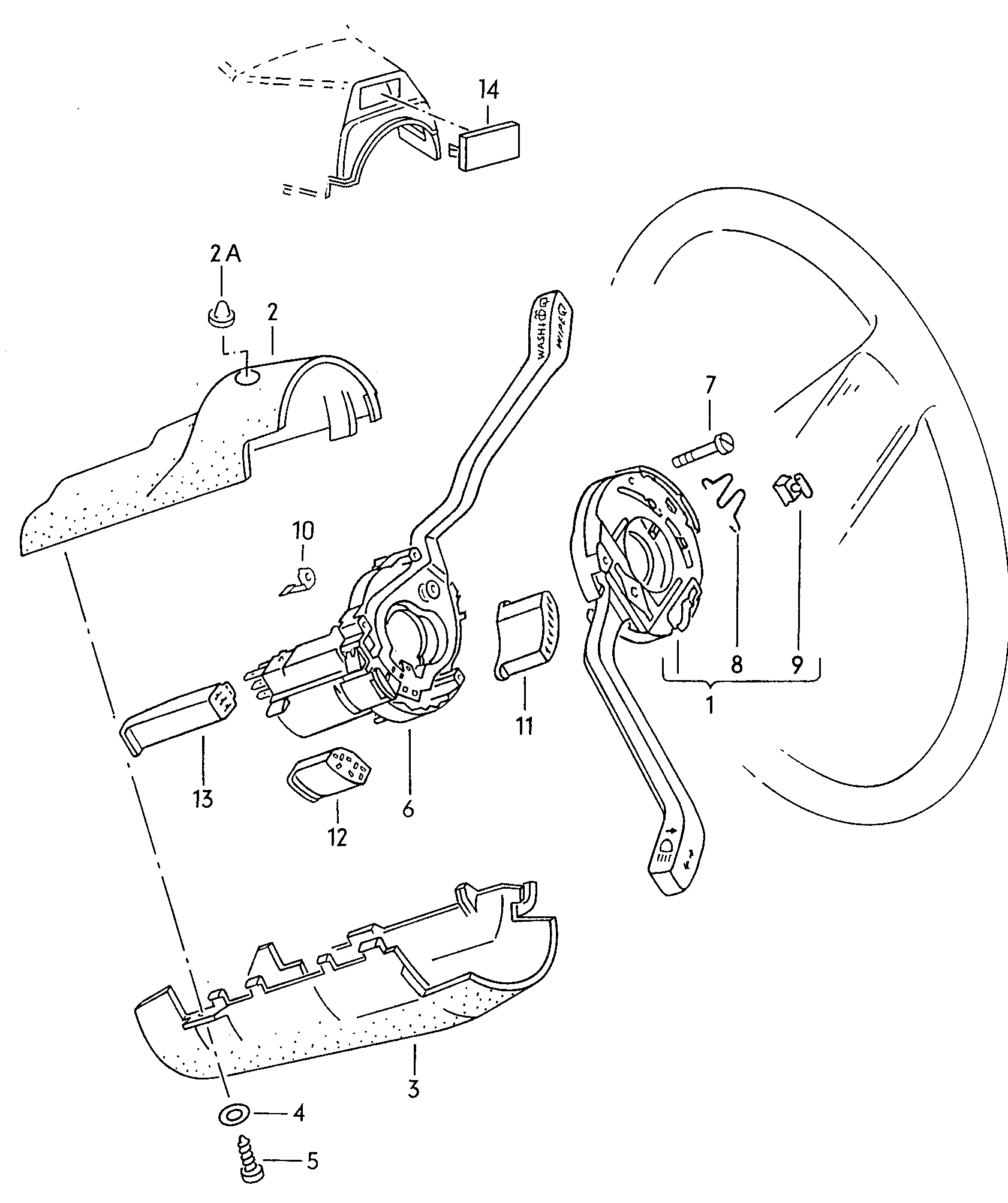 Turn signal/hazard light relay. Turn signal indicator