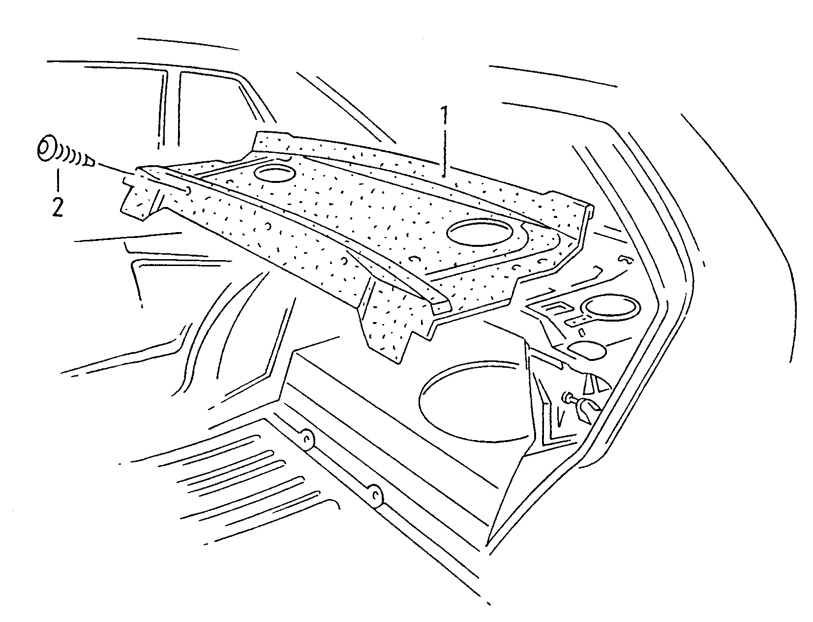 Volkswagen Golf/Var.-syn./Rall./Coun. (1986 - 1991) - Floor covering