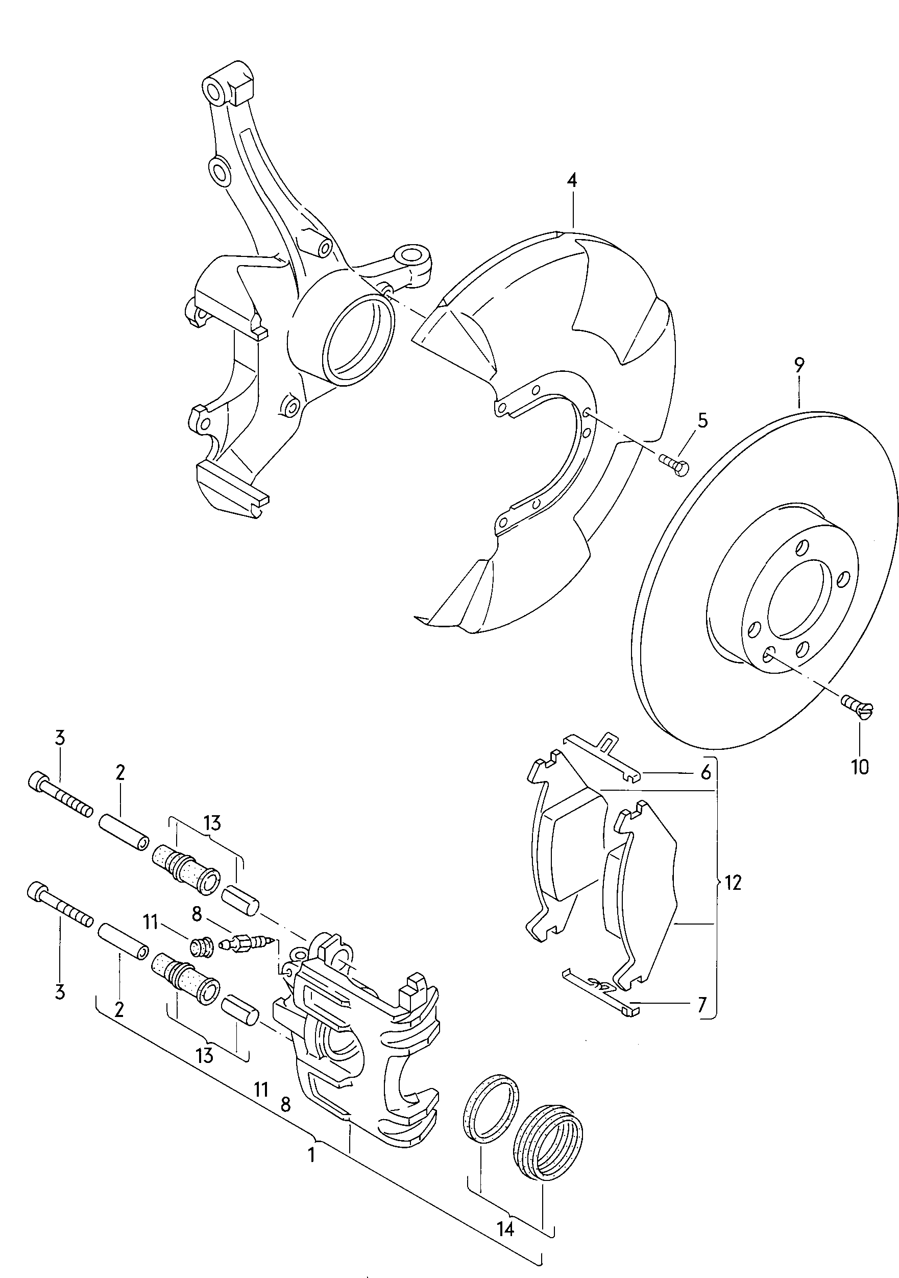 For manual gearbox. Brake disc. Disc brake