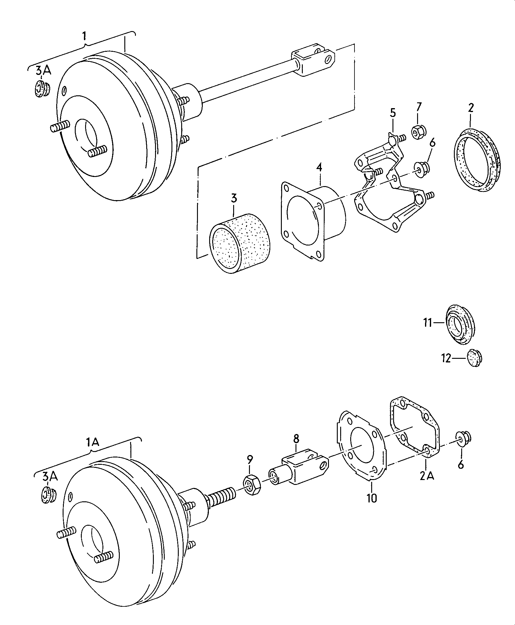 Brake servos list of