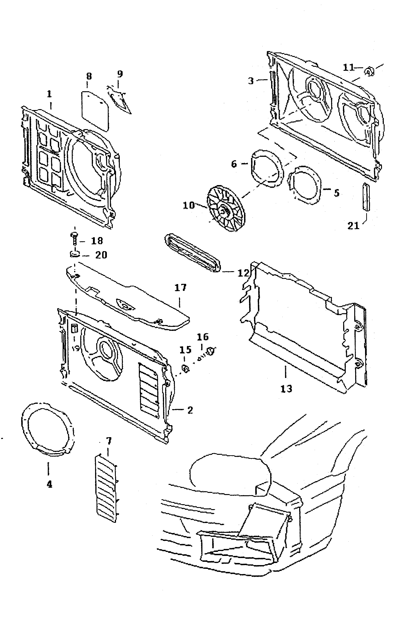 Volkswagen Golf (1993 - 1996) - Coolant pump
