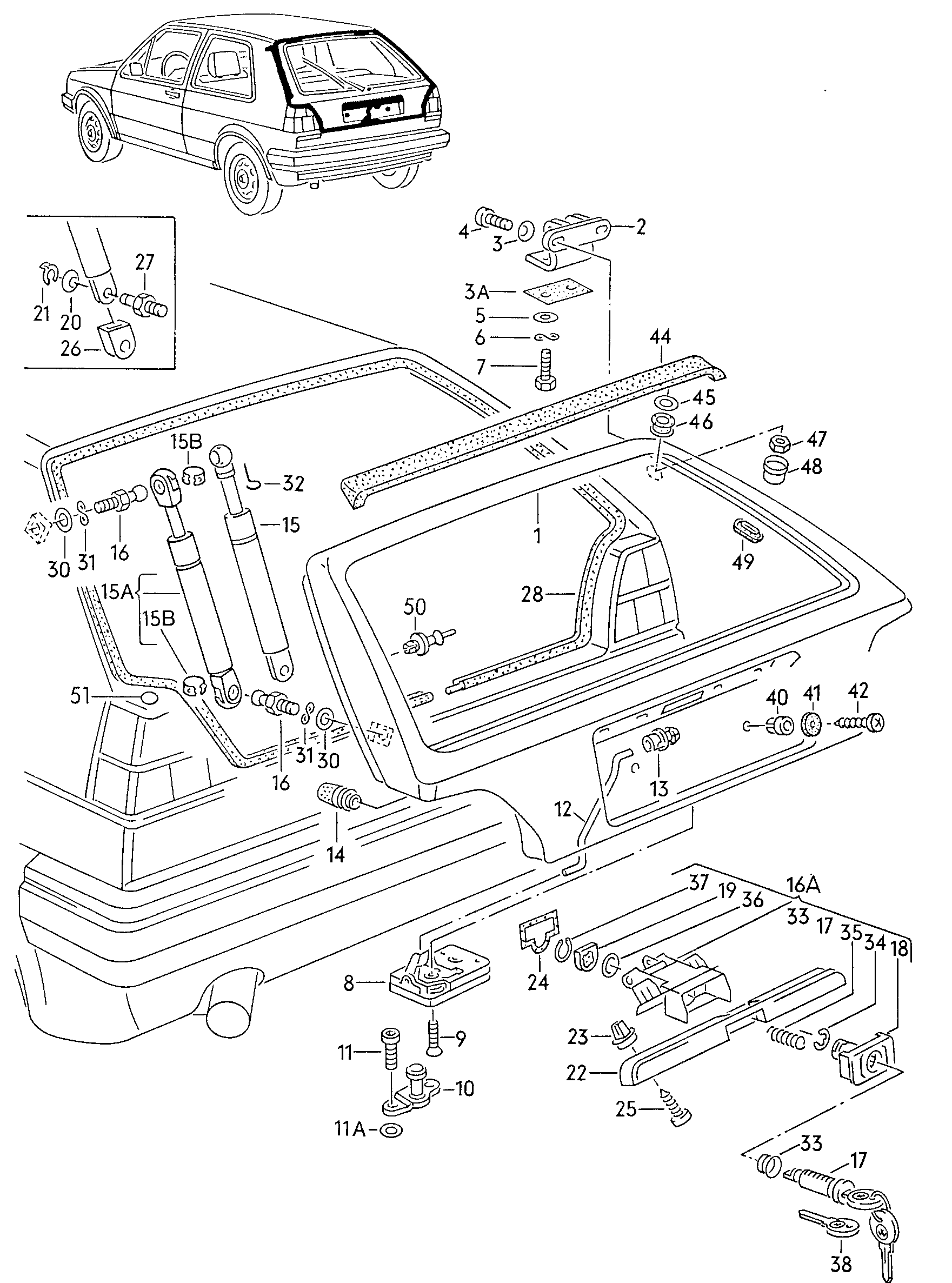 Rear lid