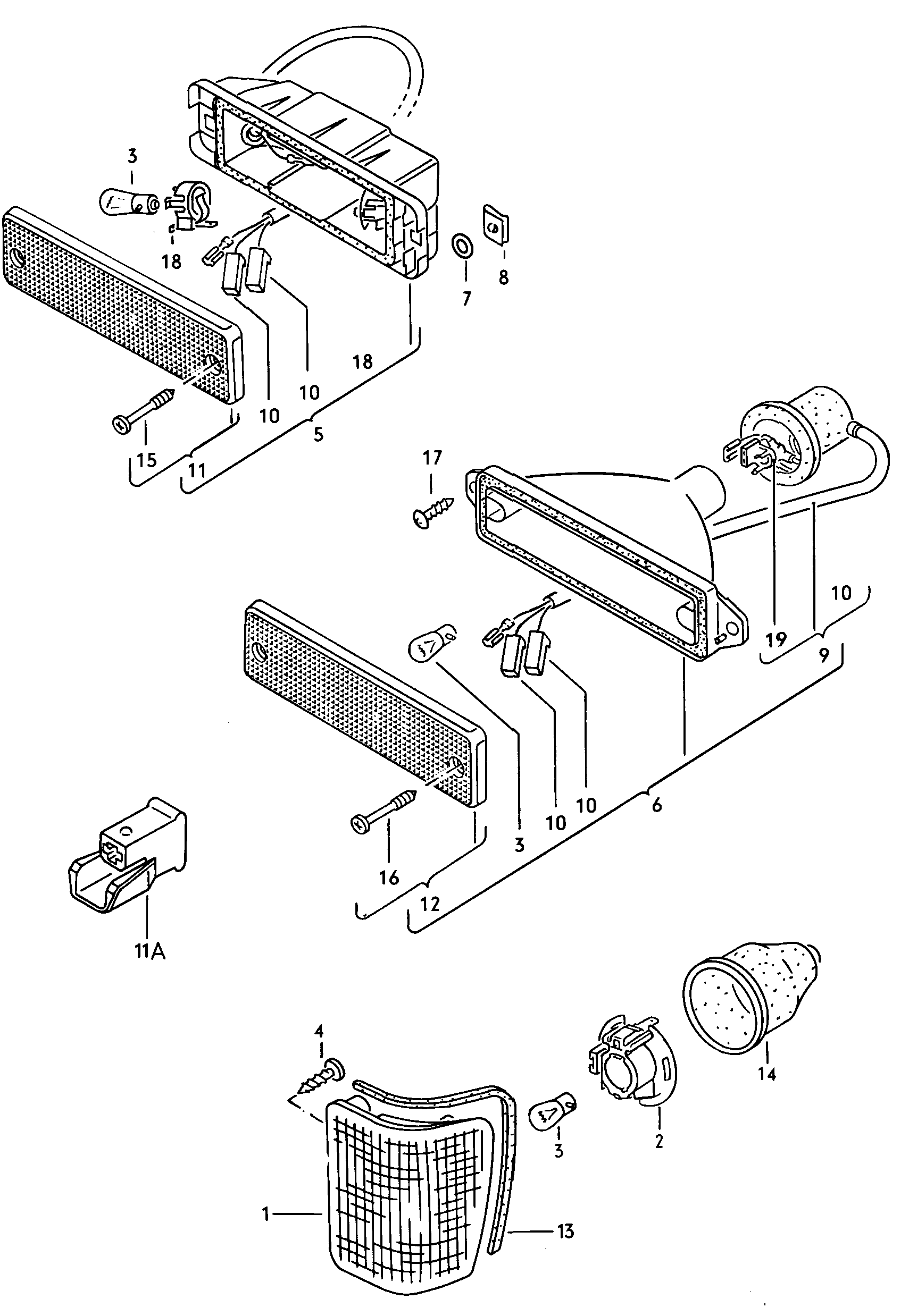 Volkswagen Golf (1979 - 1980) - Turn signal indicator