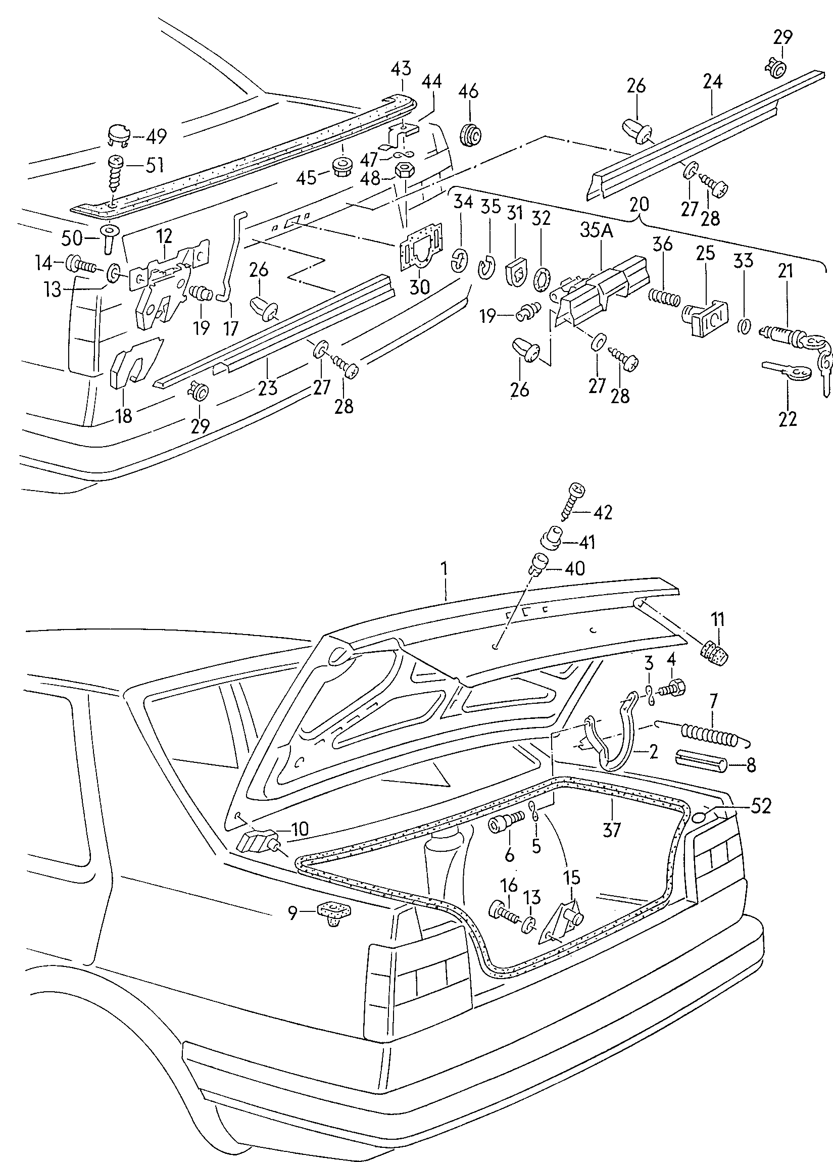 Rear lid
