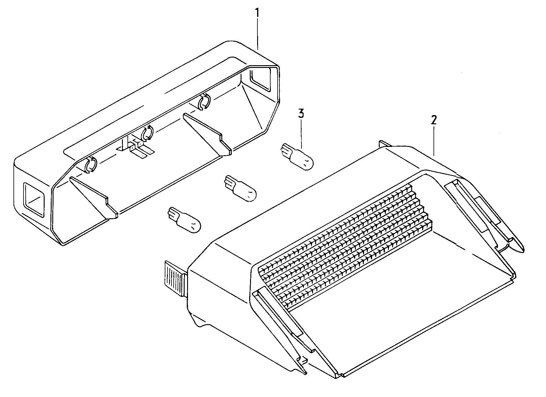 Socket. brake, turn signal and taillights. for models with towing facility. switch for reversing light. Reversing light