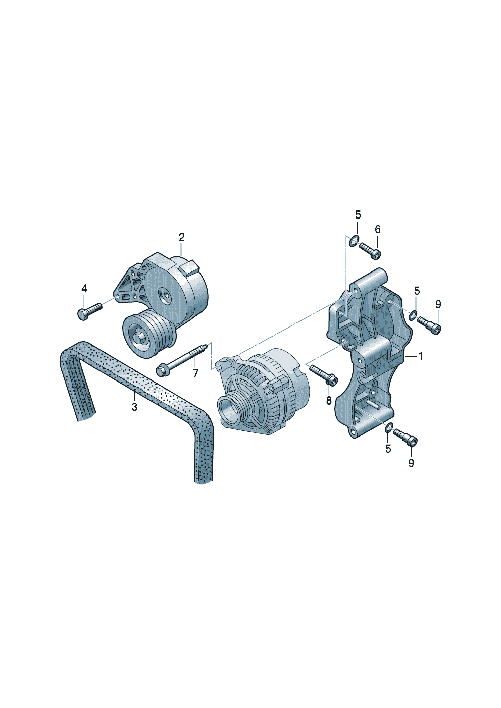 Volkswagen Golf/Golf R32 (1998 - 2001) - Alternator versions