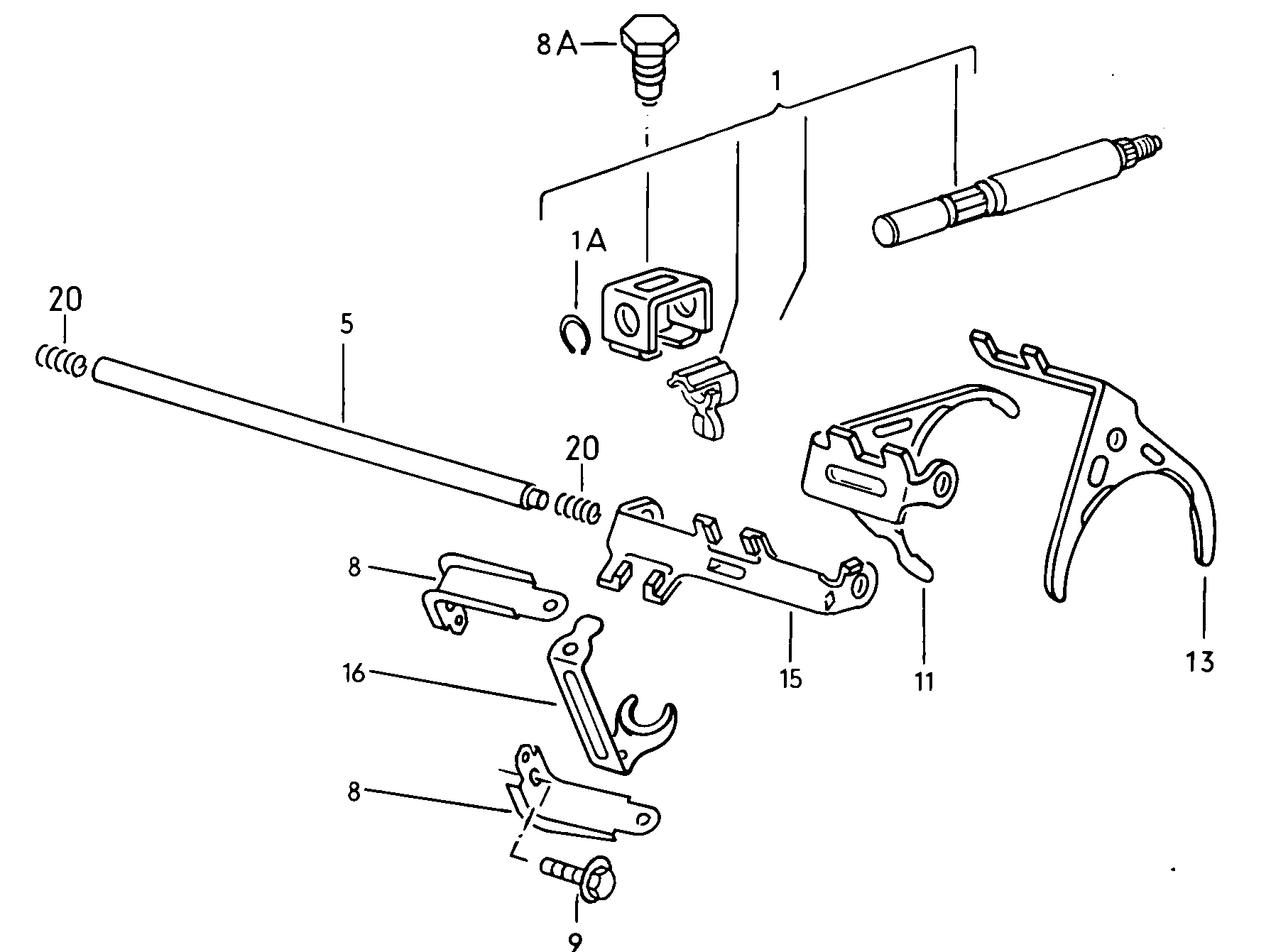 For 4-speed manual gearbox. gears and shafts