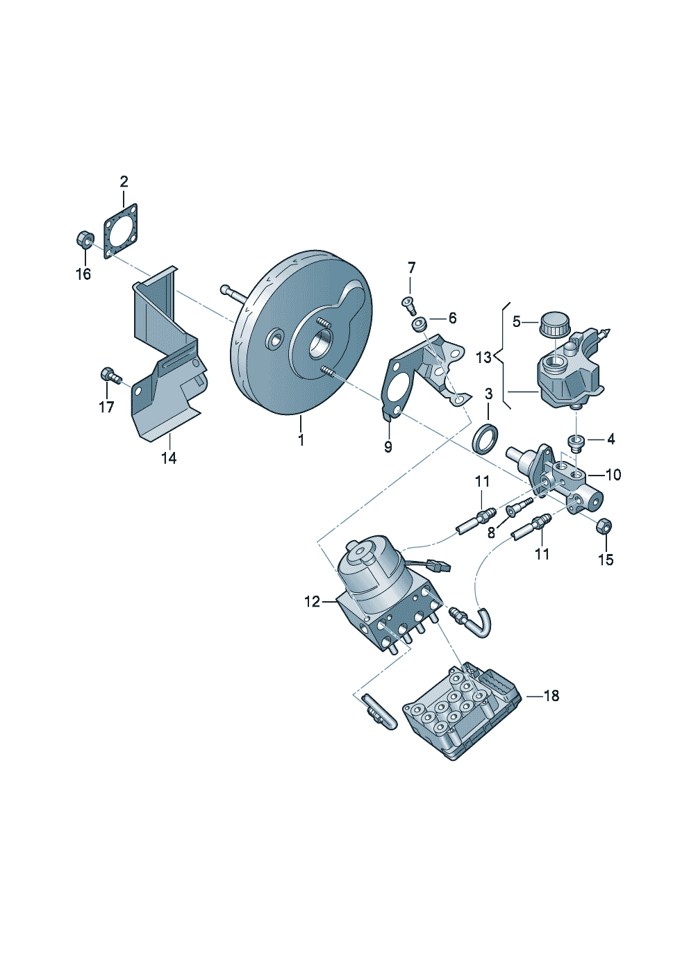Volkswagen Golf (1997 - 1998) - Anti-locking brake syst. -abs