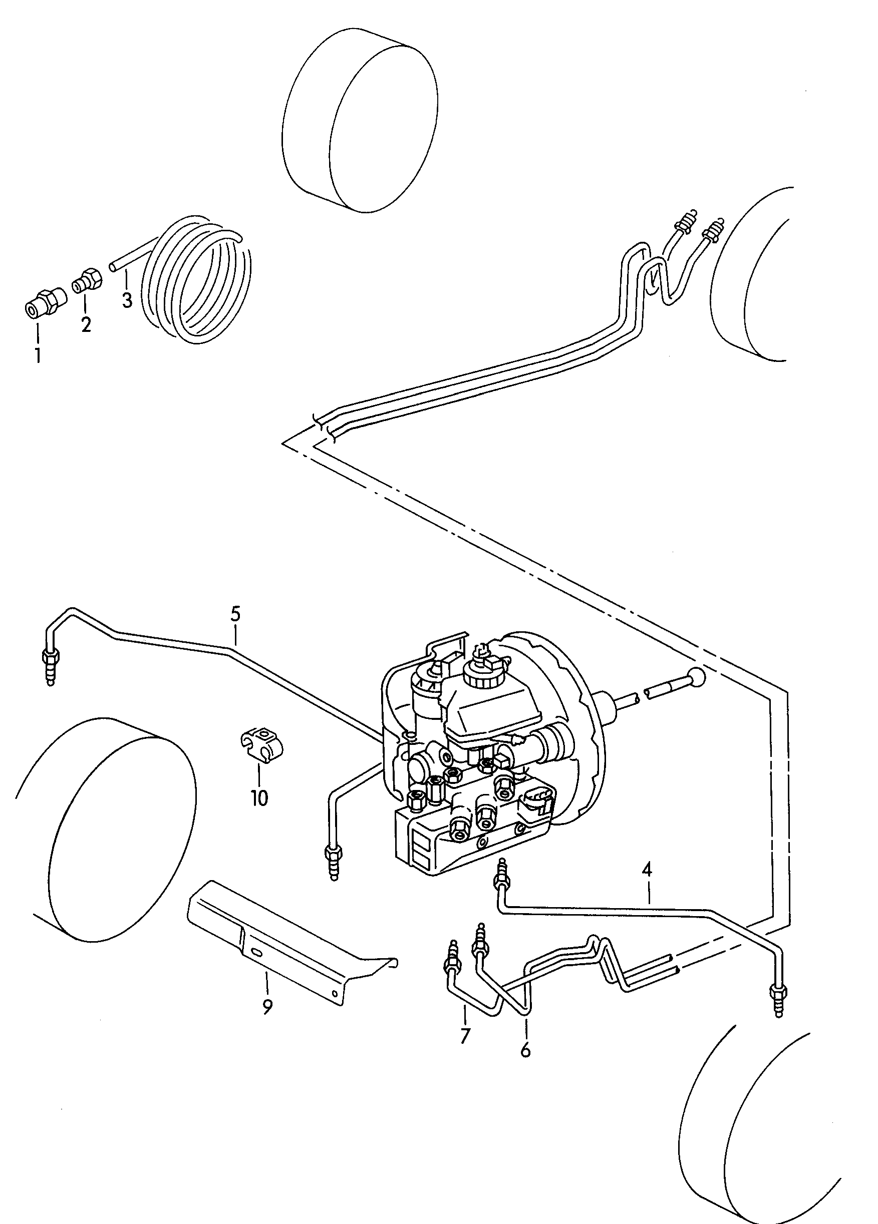 Volkswagen Golf (1997 - 1998) - Anti-locking brake syst. -abs