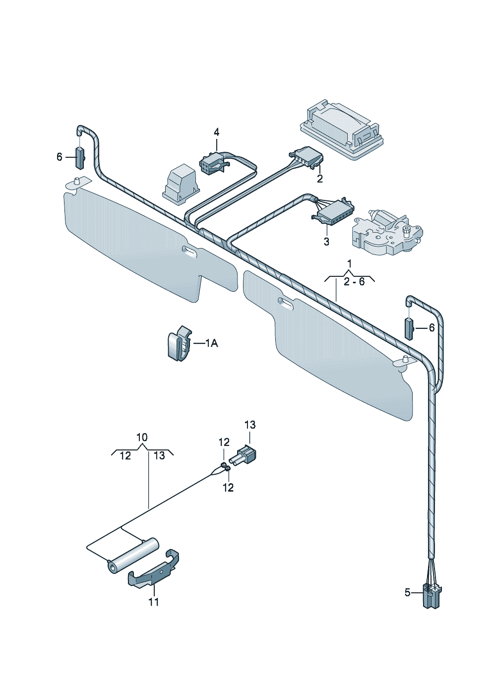 Volkswagen Golf (1997 - 1998) - Wiring set for engine