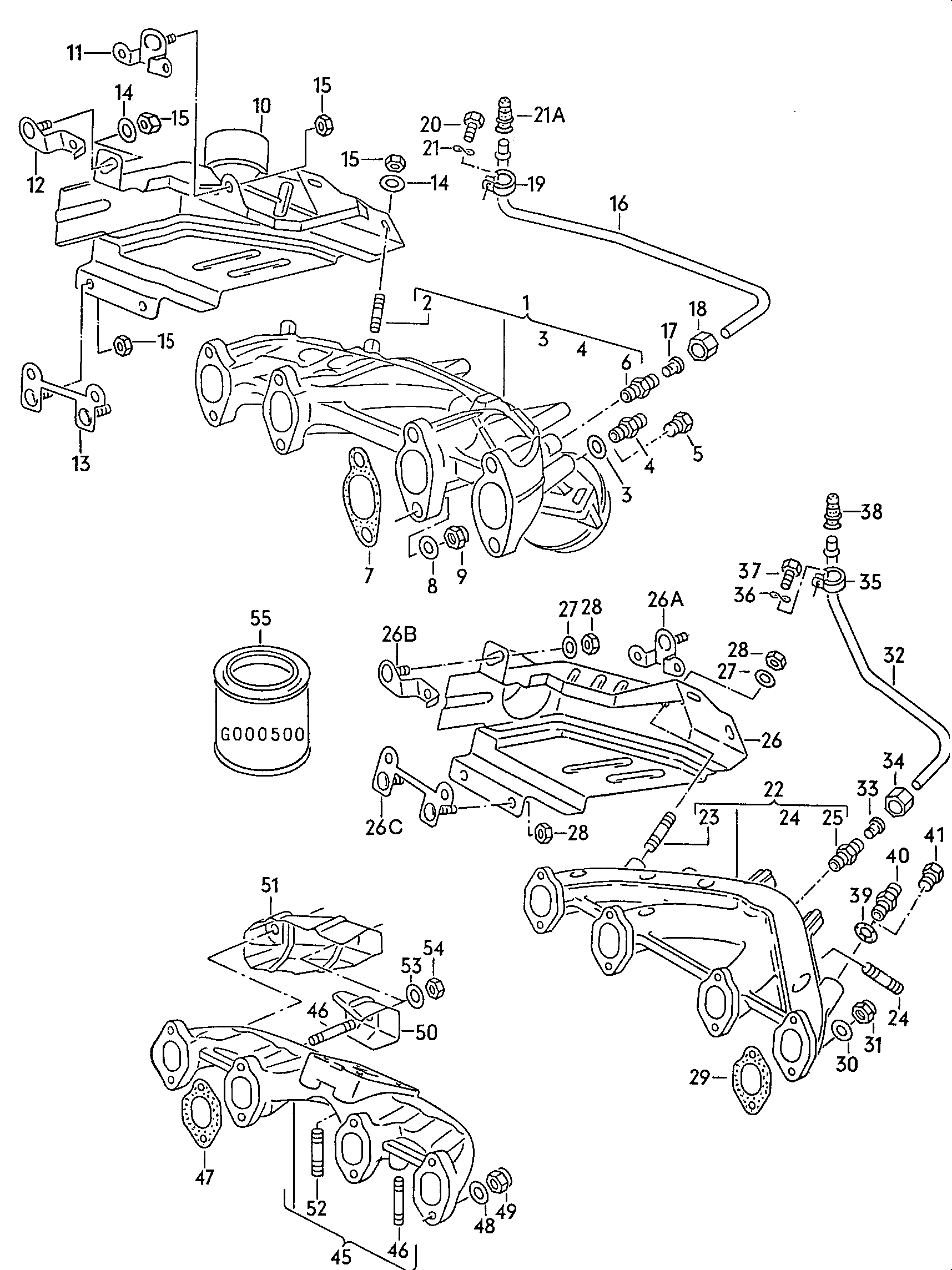 Exhaust manifolds