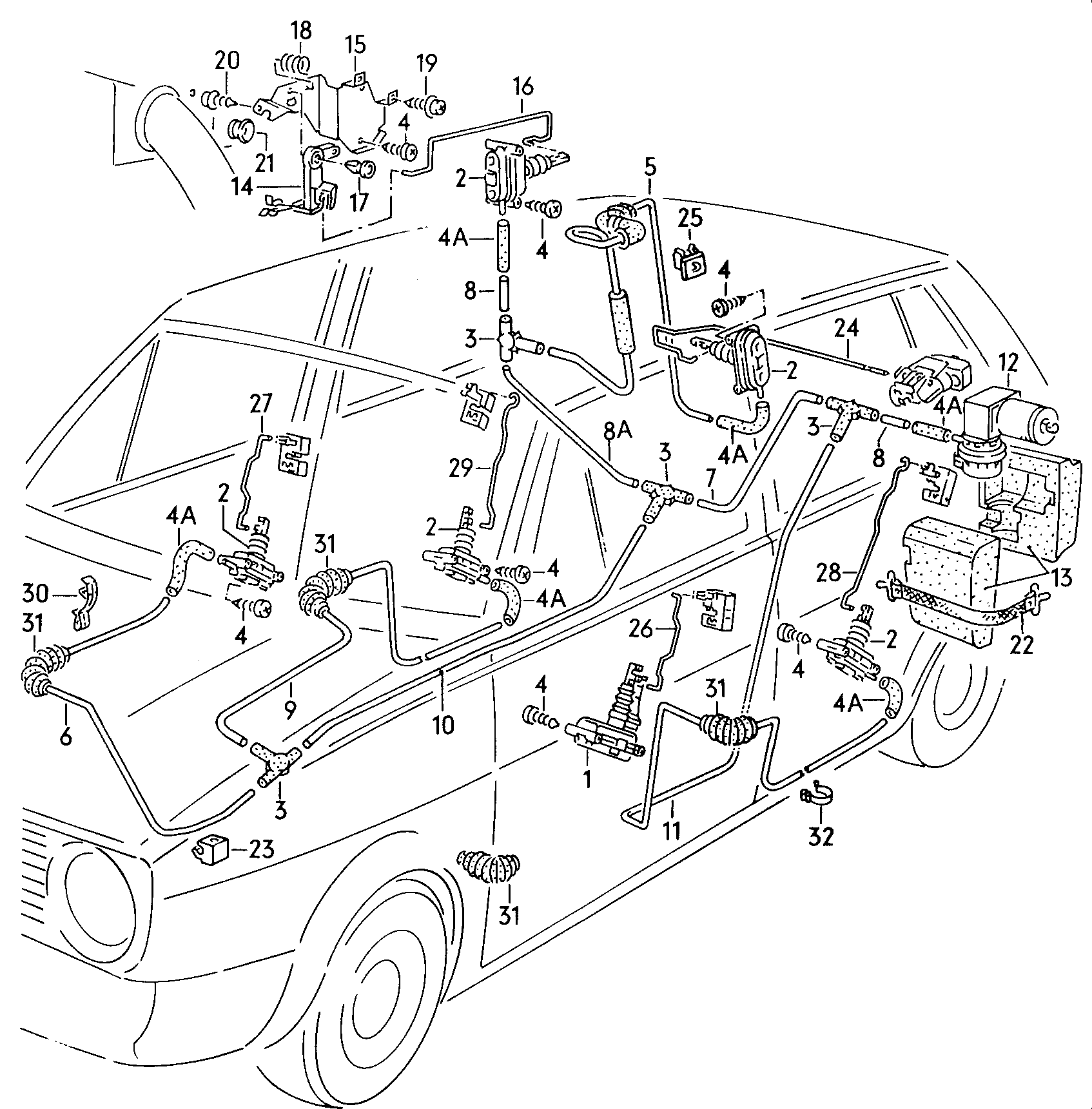 Central locking system