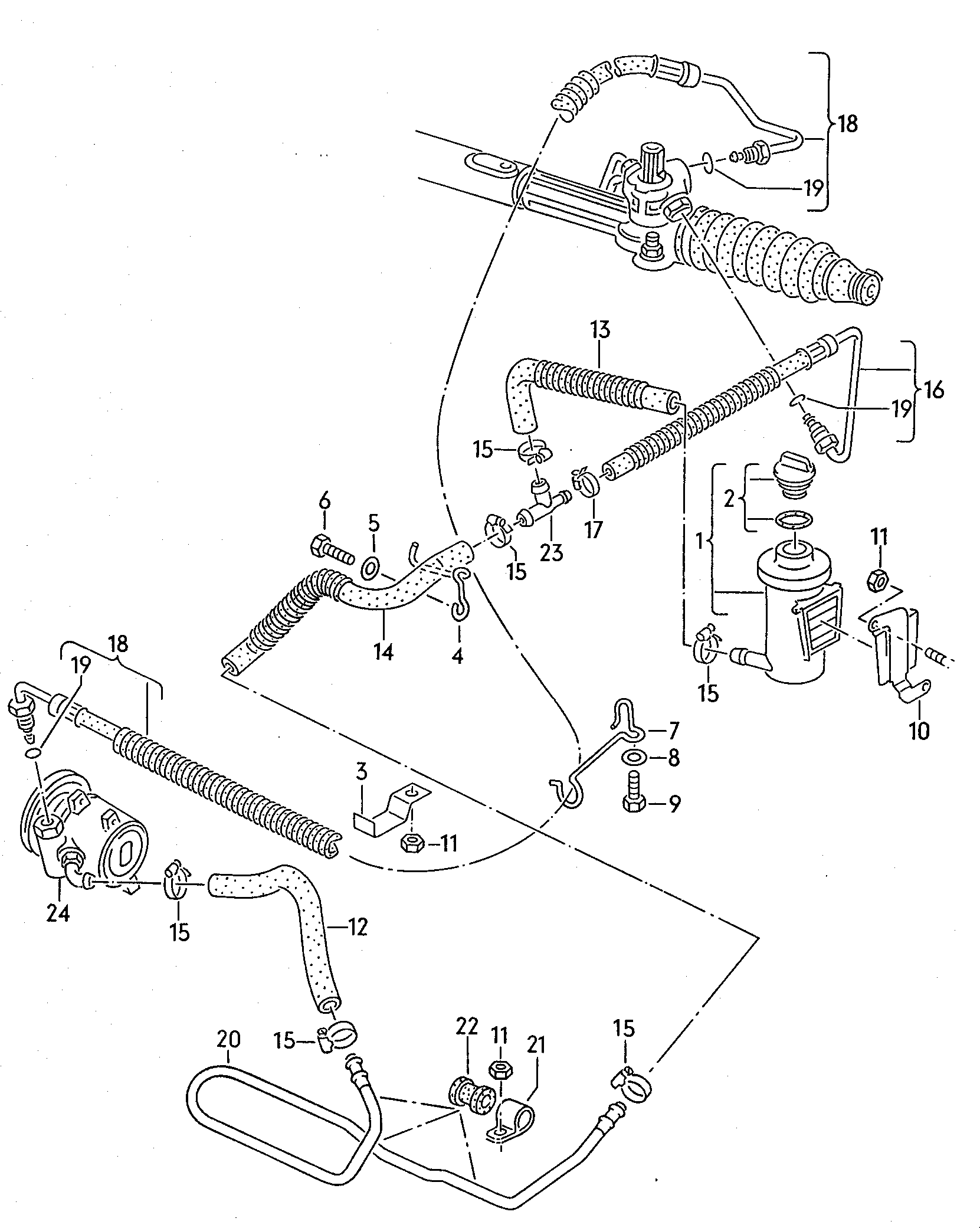 Track rod. Steering gear