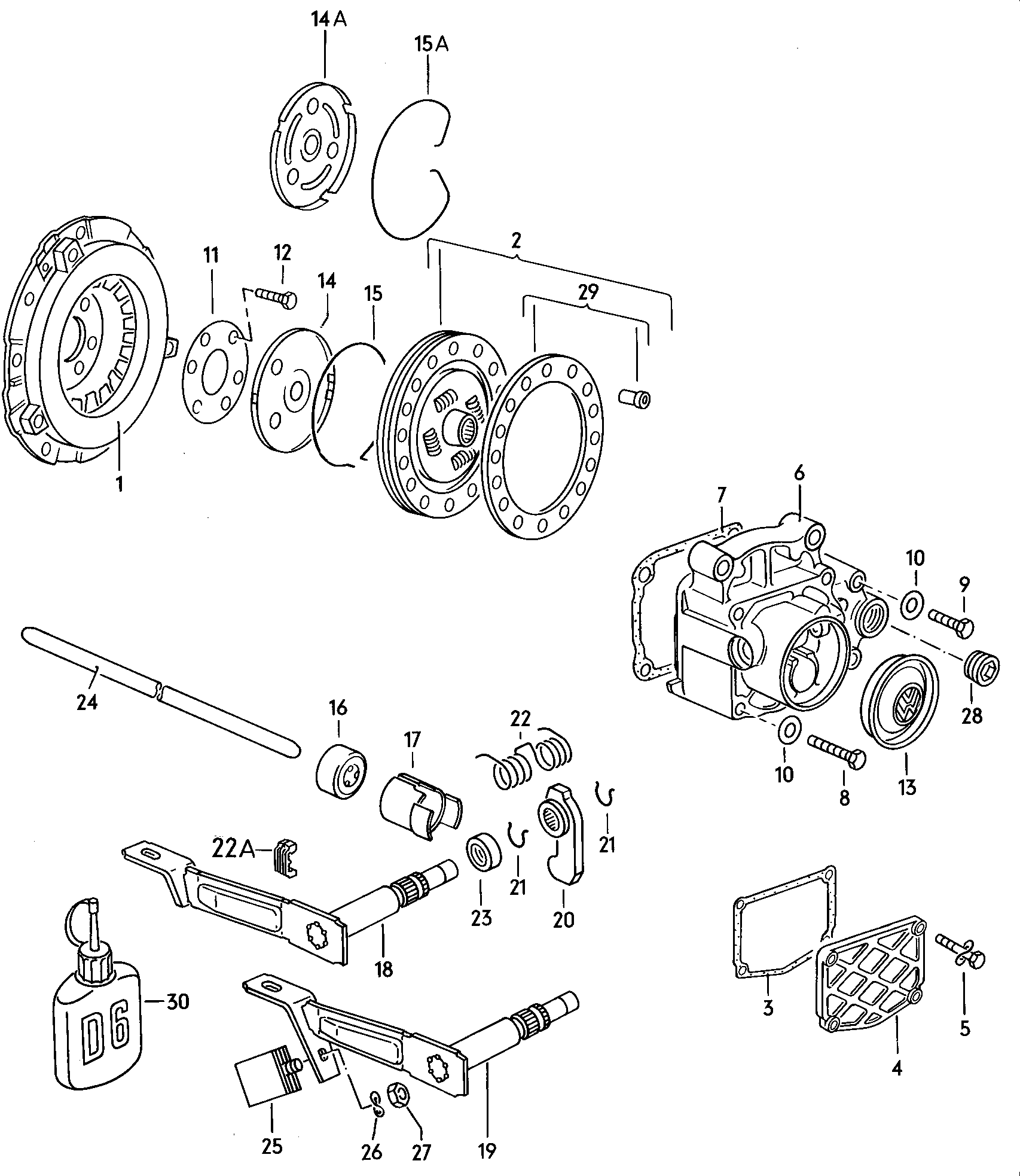 Volkswagen Golf (1981) - Coupling