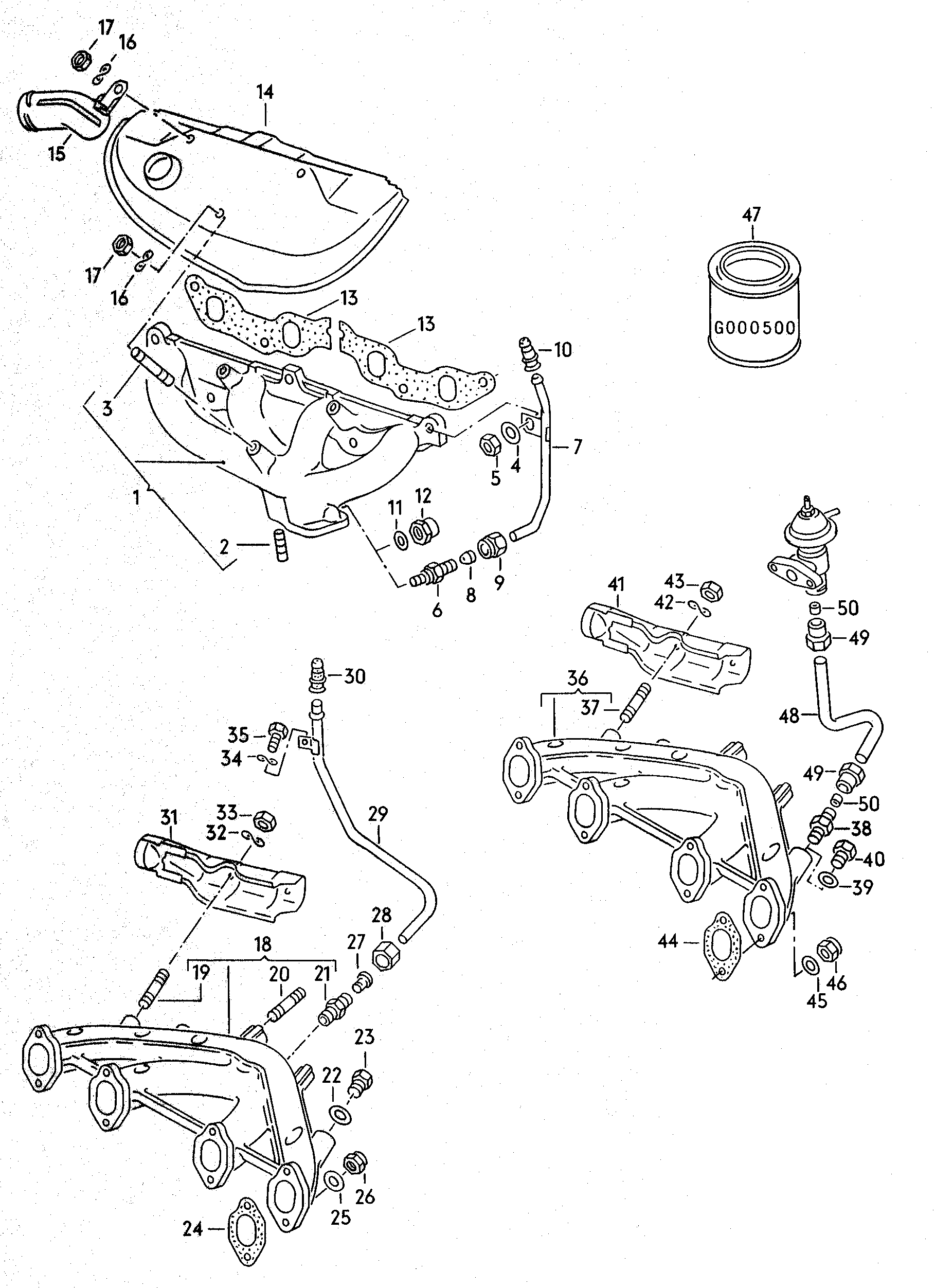 Exhaust manifolds