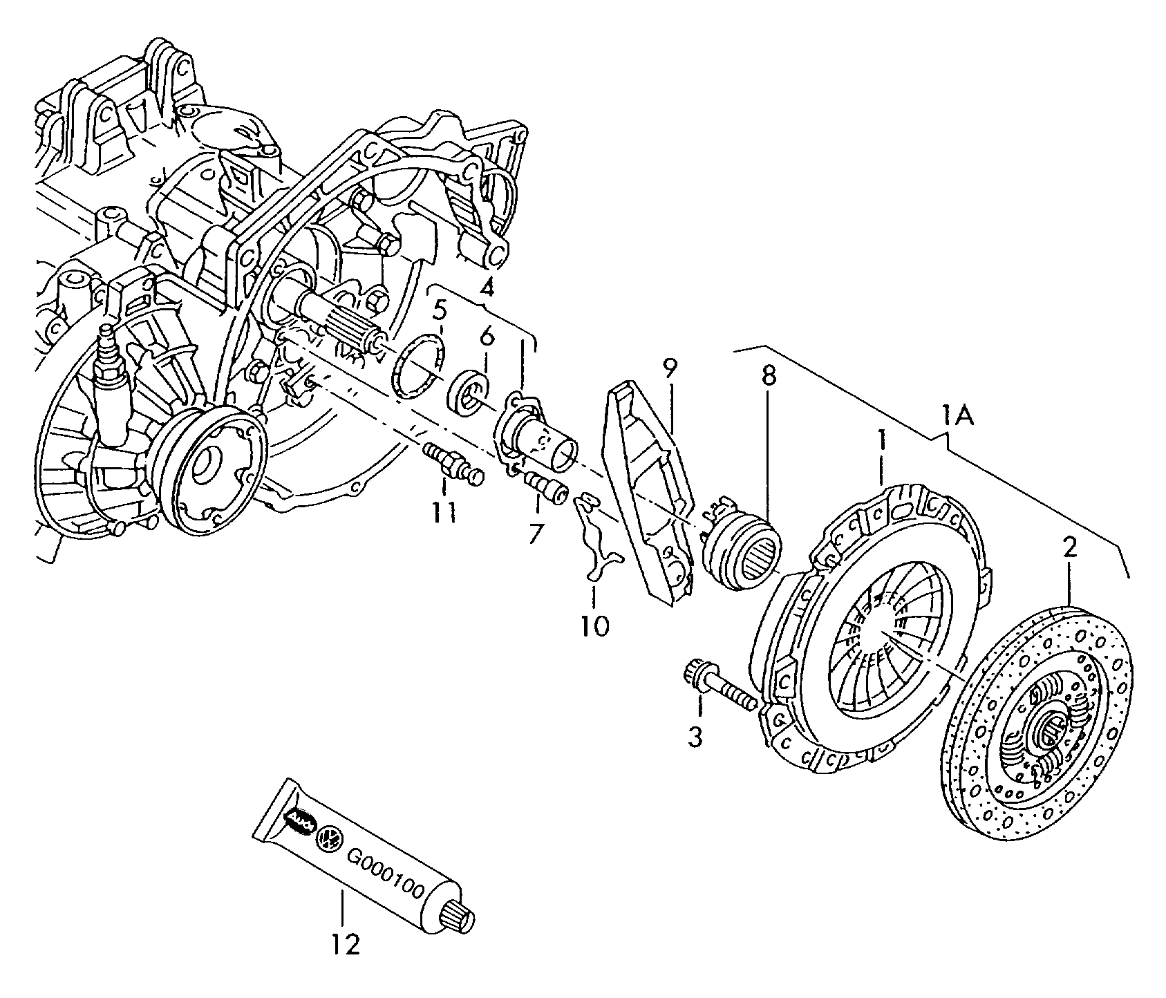 Volkswagen Golf (1997 - 1998) - Coupling