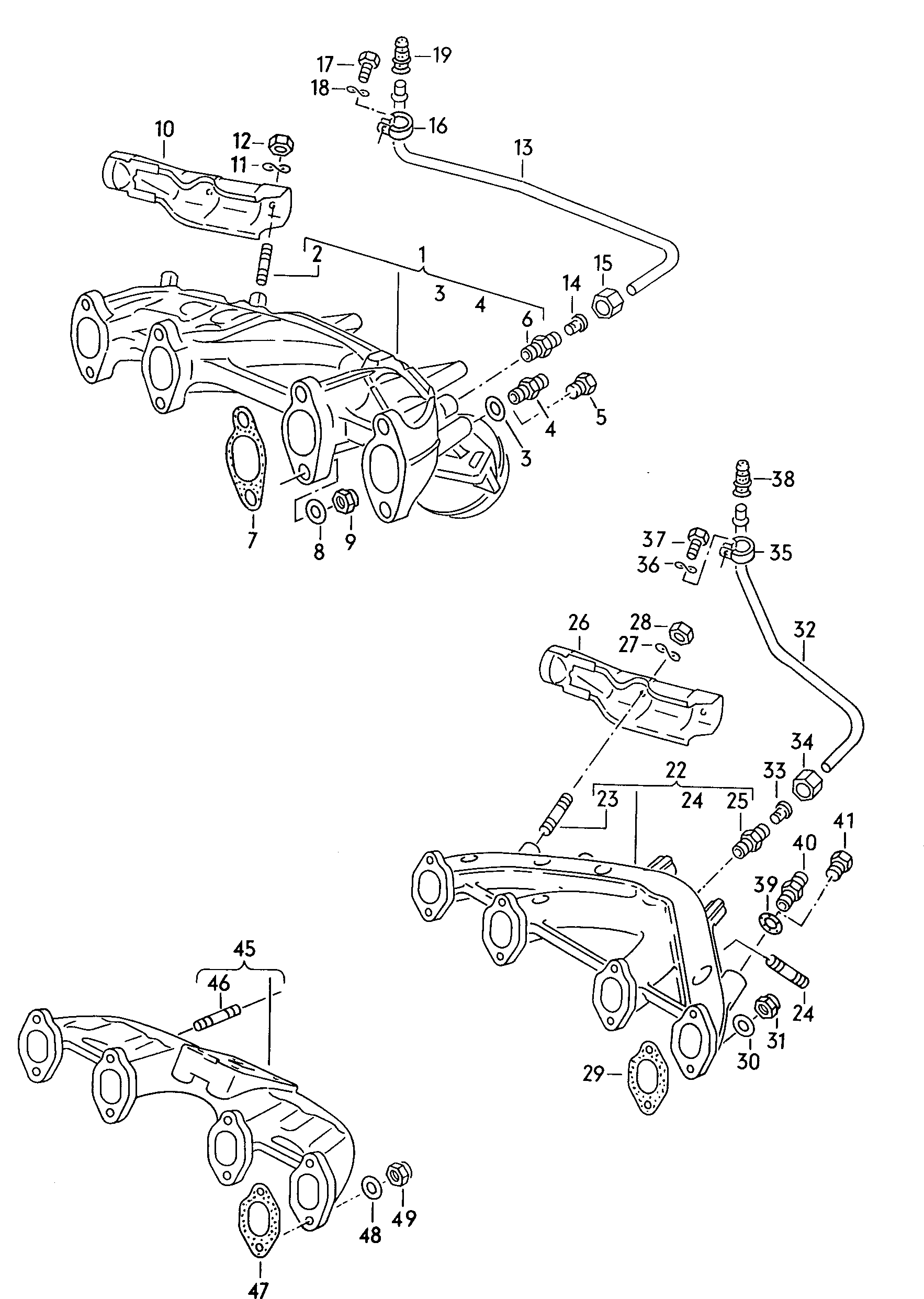 Exhaust manifolds