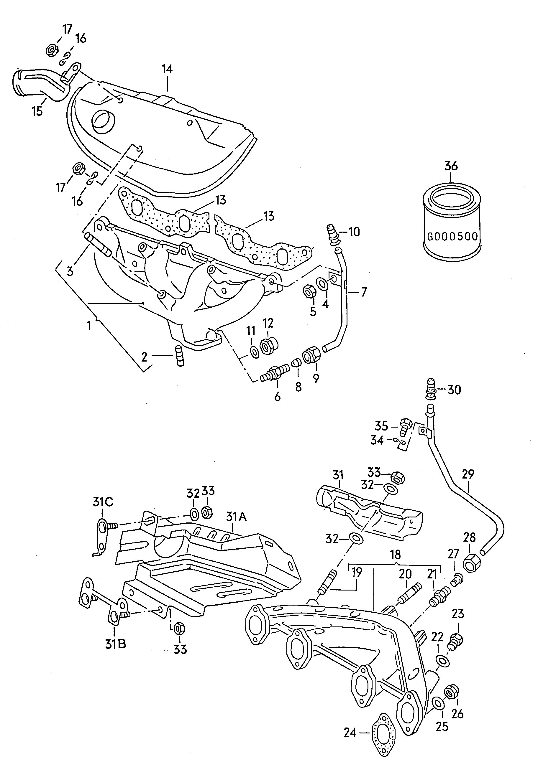 Exhaust manifolds