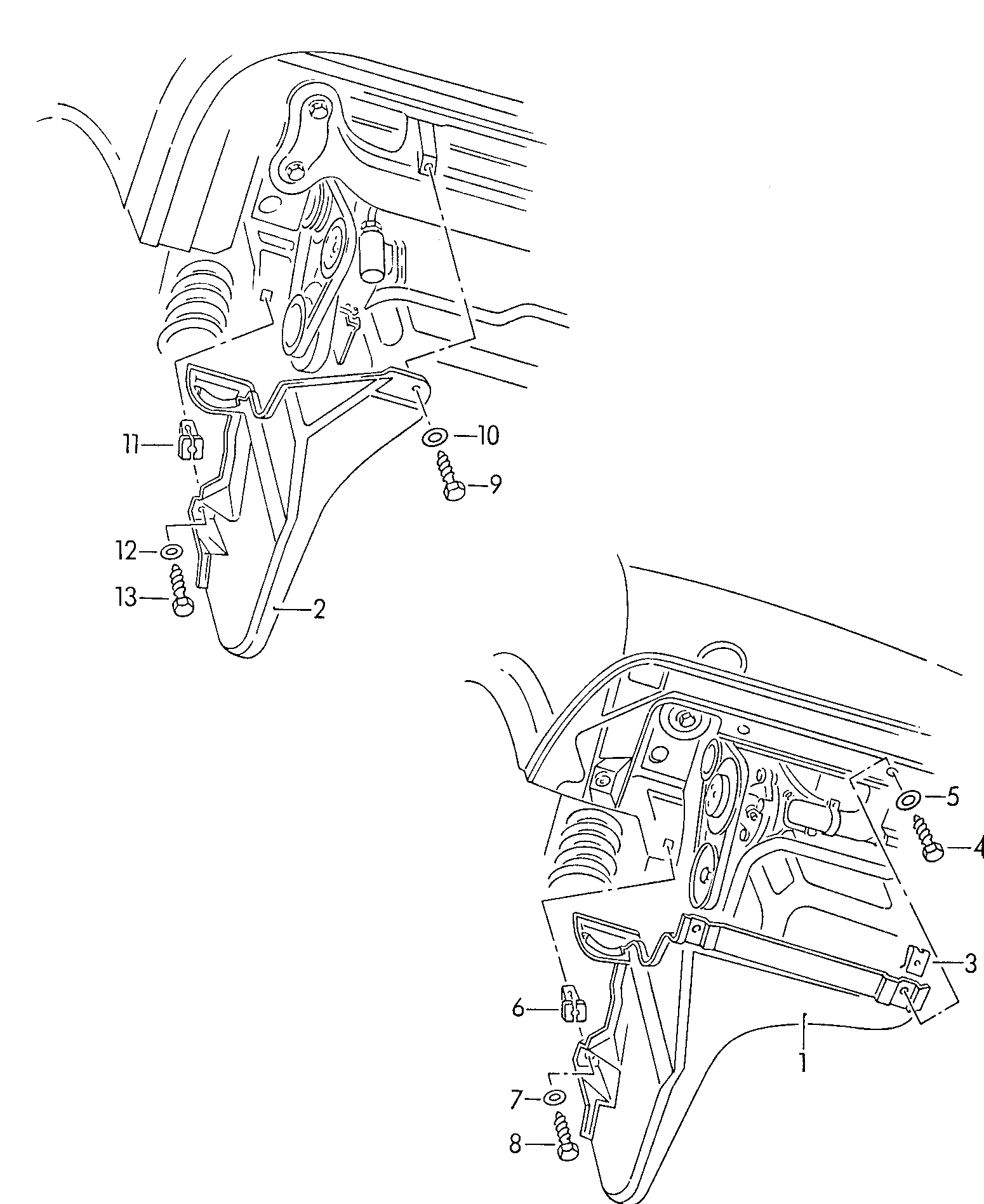 Volkswagen Golf/Var.-syn./Rall./Coun. (1986 - 1991) - Cover - v-belt