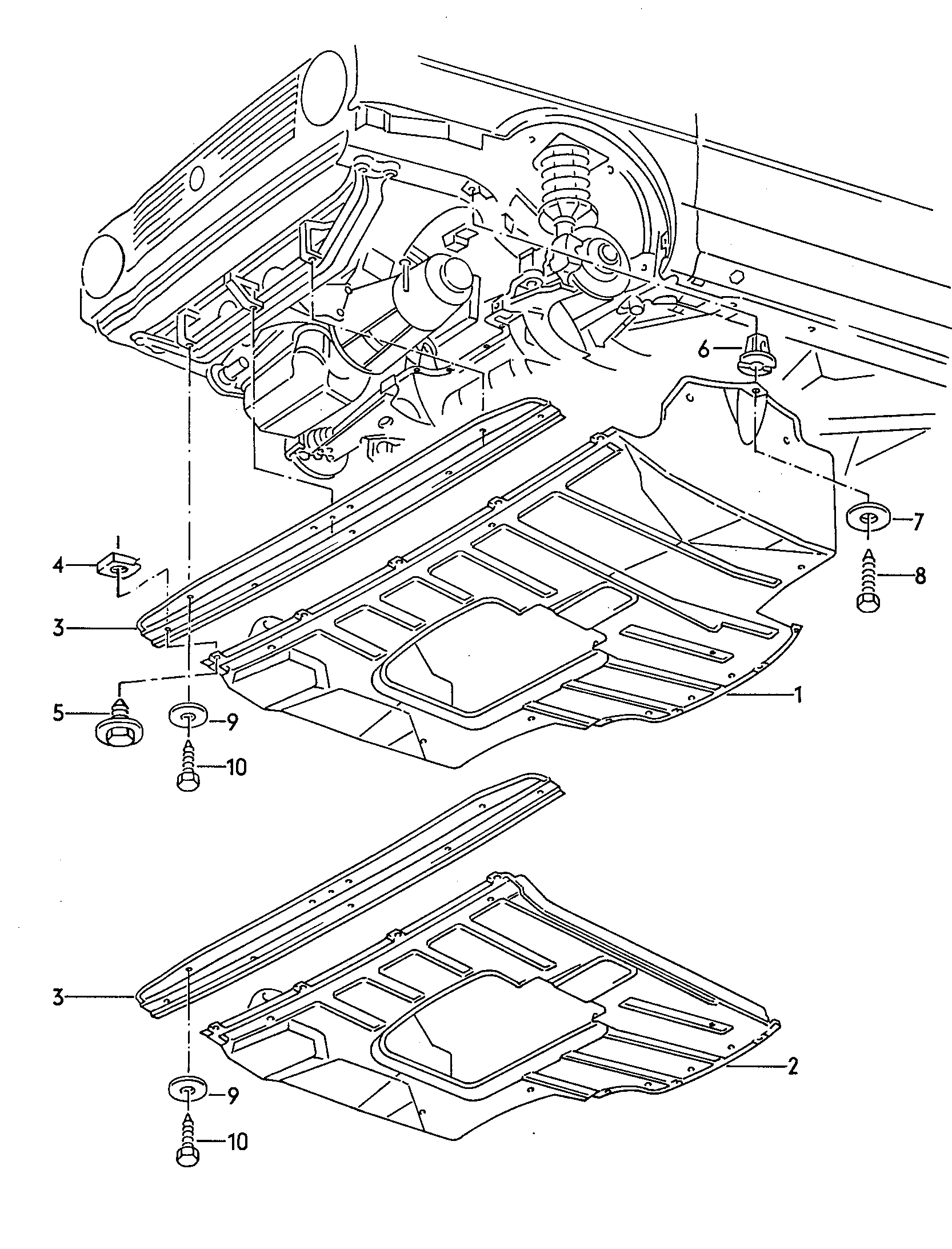 Bodywork front part
