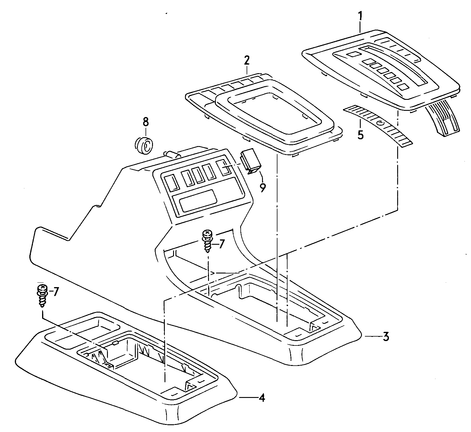 Volkswagen Golf/Var.-syn./Rall./Coun. (1986 - 1991) - Floor covering